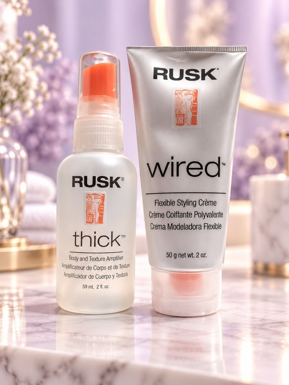 RUSK Thick Body & Texture Amplifier - Clear/White